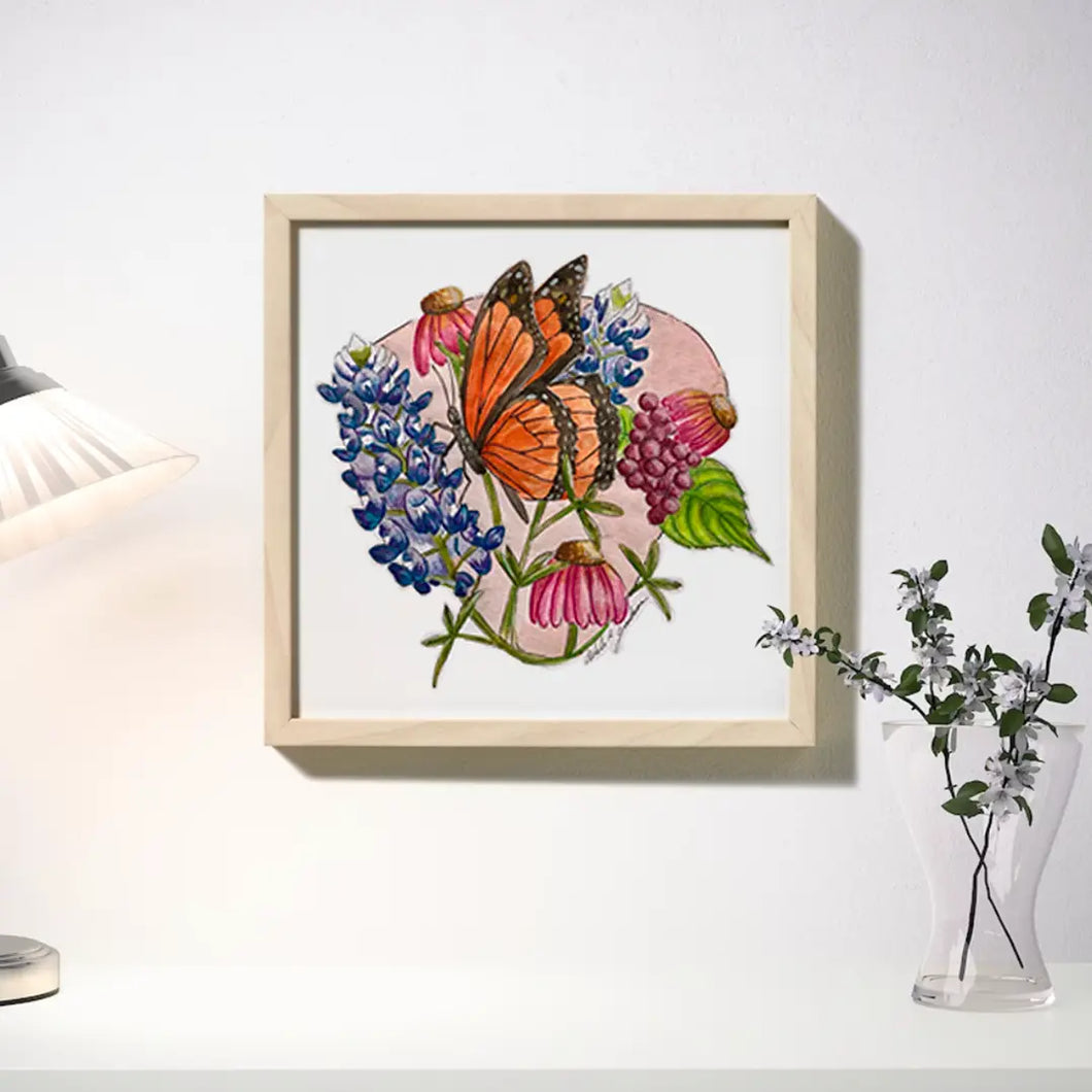Monarch Butterfly Print