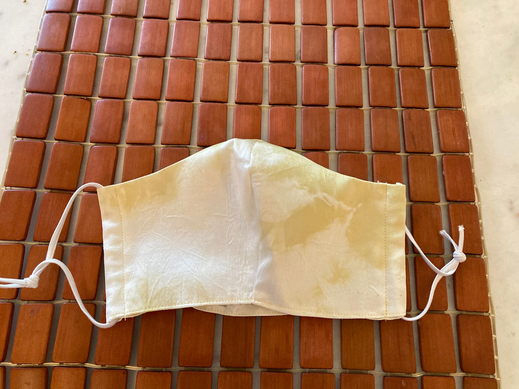 Silk Natural Dye Pomegranate Crystal Was Face Mask
