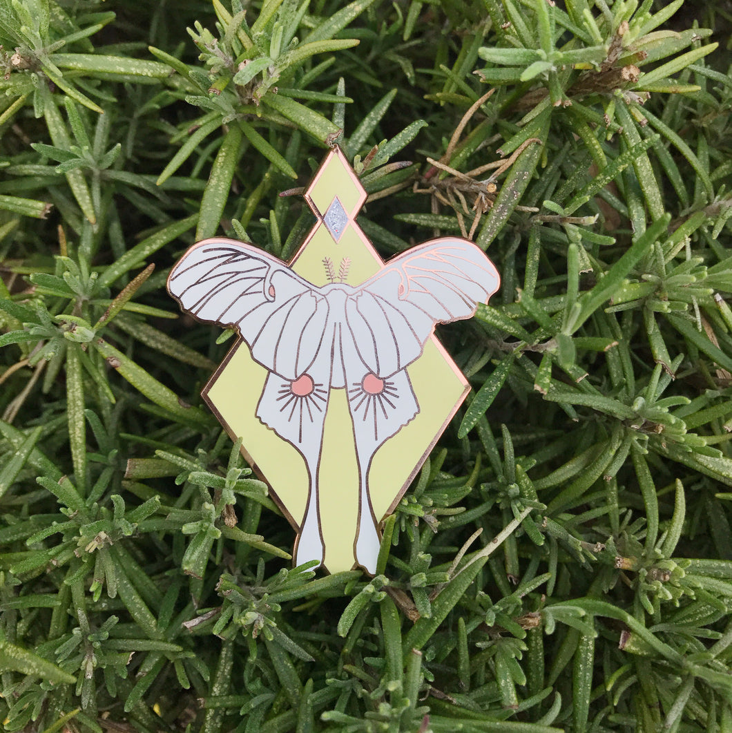 Seconds - Luna Moth Pin