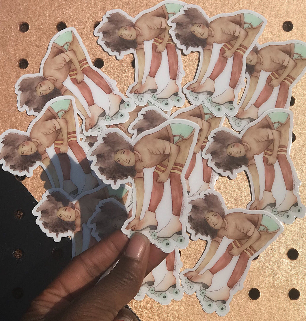 Rollerbabe Sticker
