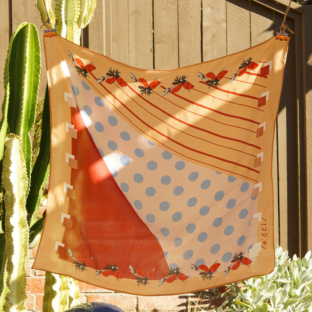 Ladybug Scarf + Bandana