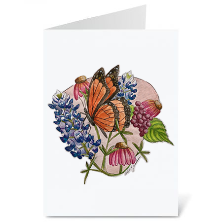 Monarch Butterfly Greeting Card