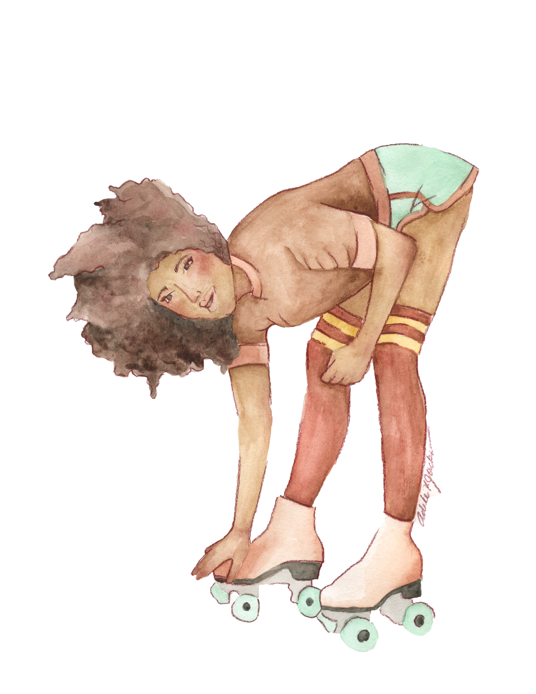 Roller Babe Print