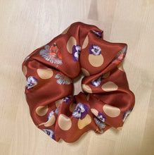 Red Cardinal Silk Scrunchie