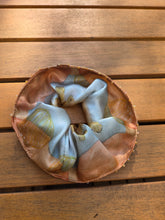 Beaded Cholla Cactus Watercolor Silk Scrunchie
