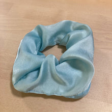 Indigo Silk Scrunchie