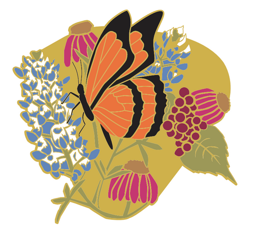 Monarch Butterfly Enamel Pin (Pre-Order)
