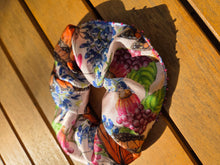 Beaded Monarch Butterfly Silk Scrunchie
