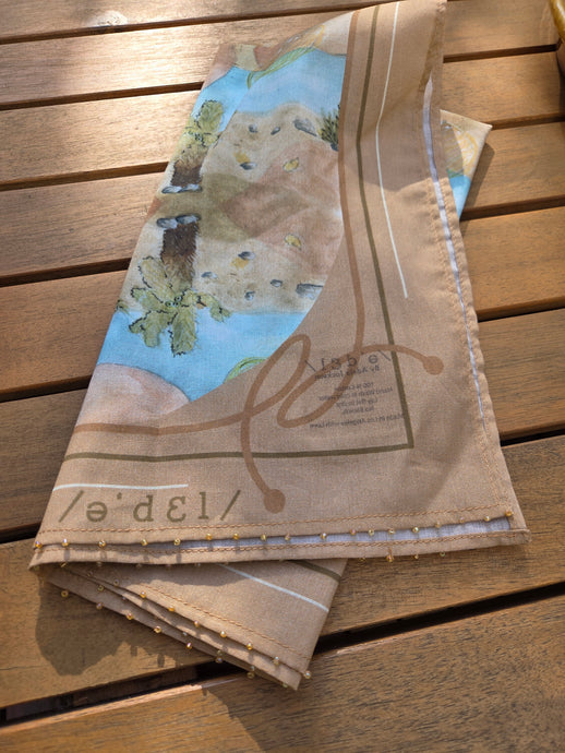 Beaded Cholla Cactus Bandana
