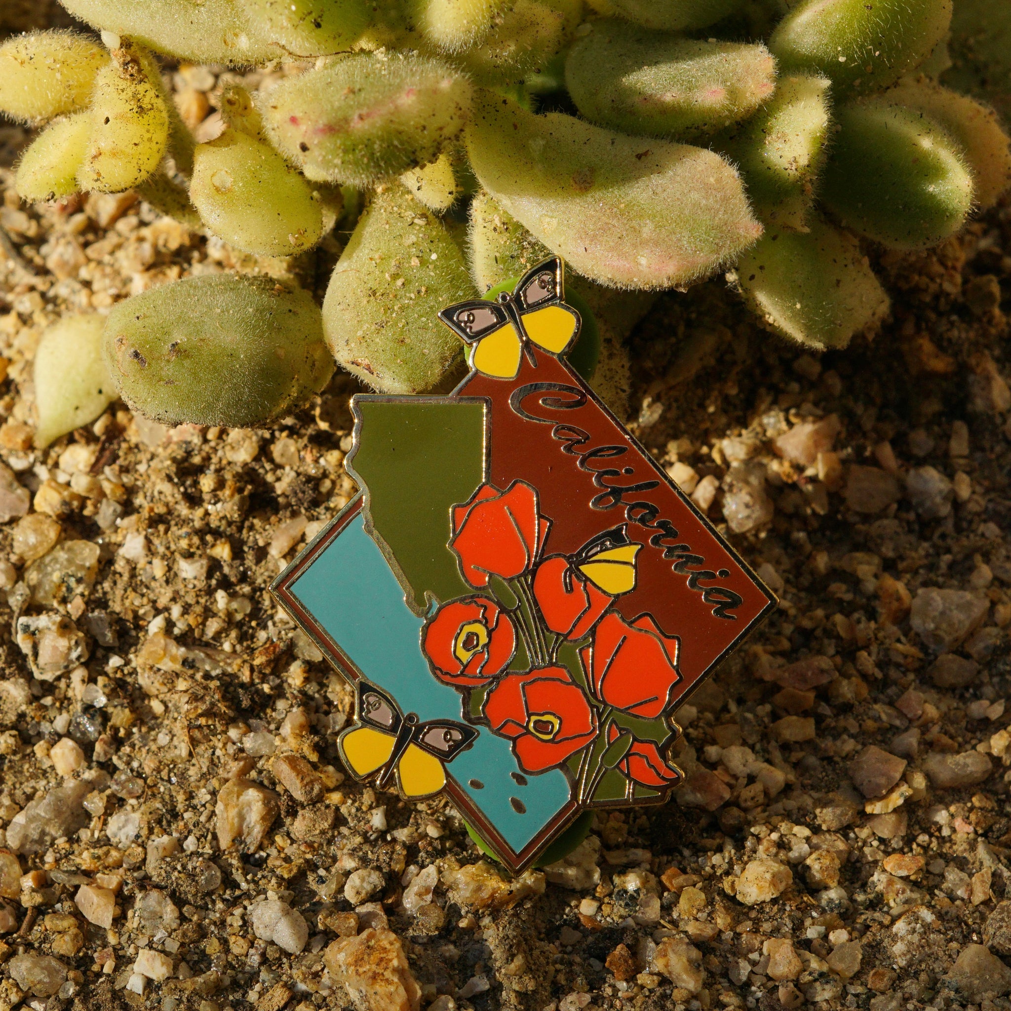 California State Enamel Pin – Adele by Adele Jackson