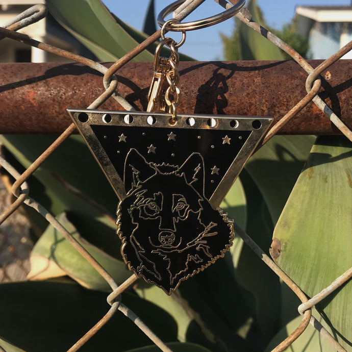SECONDS- Wolf Keychain