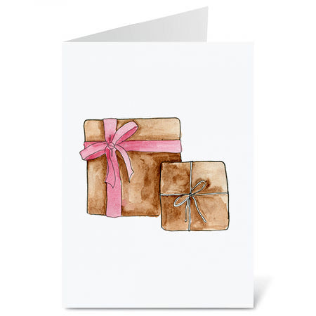 Holiday package Greeting Card