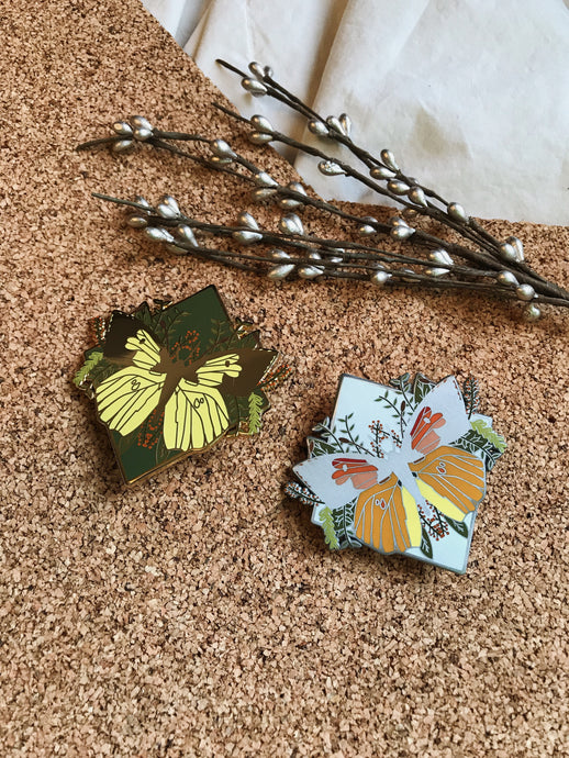 SECONDS- California Butterfly Pin