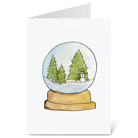 Snowglobe Greeting Card