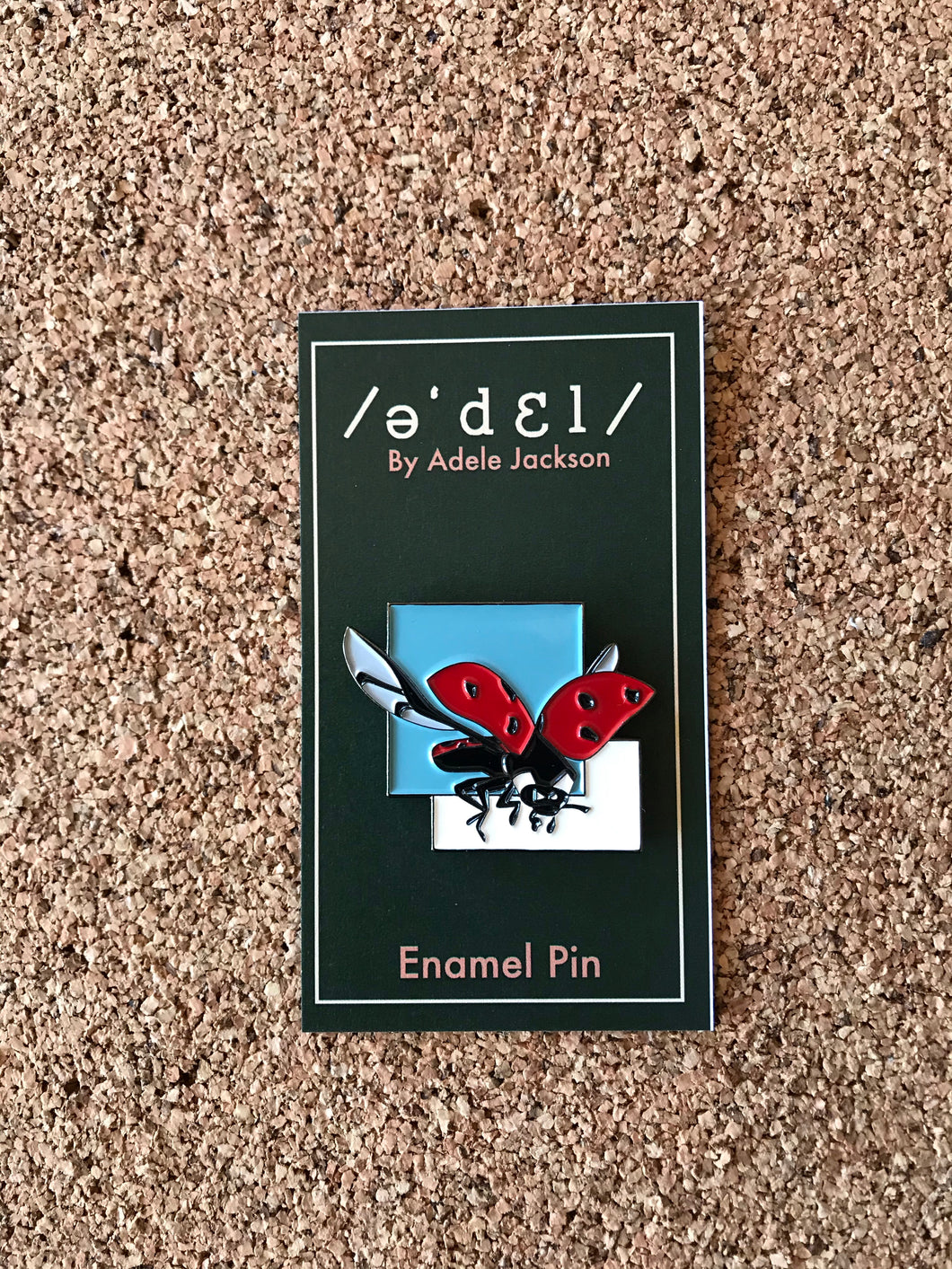 SECONDS- New York Lady Bug Enamel Pin