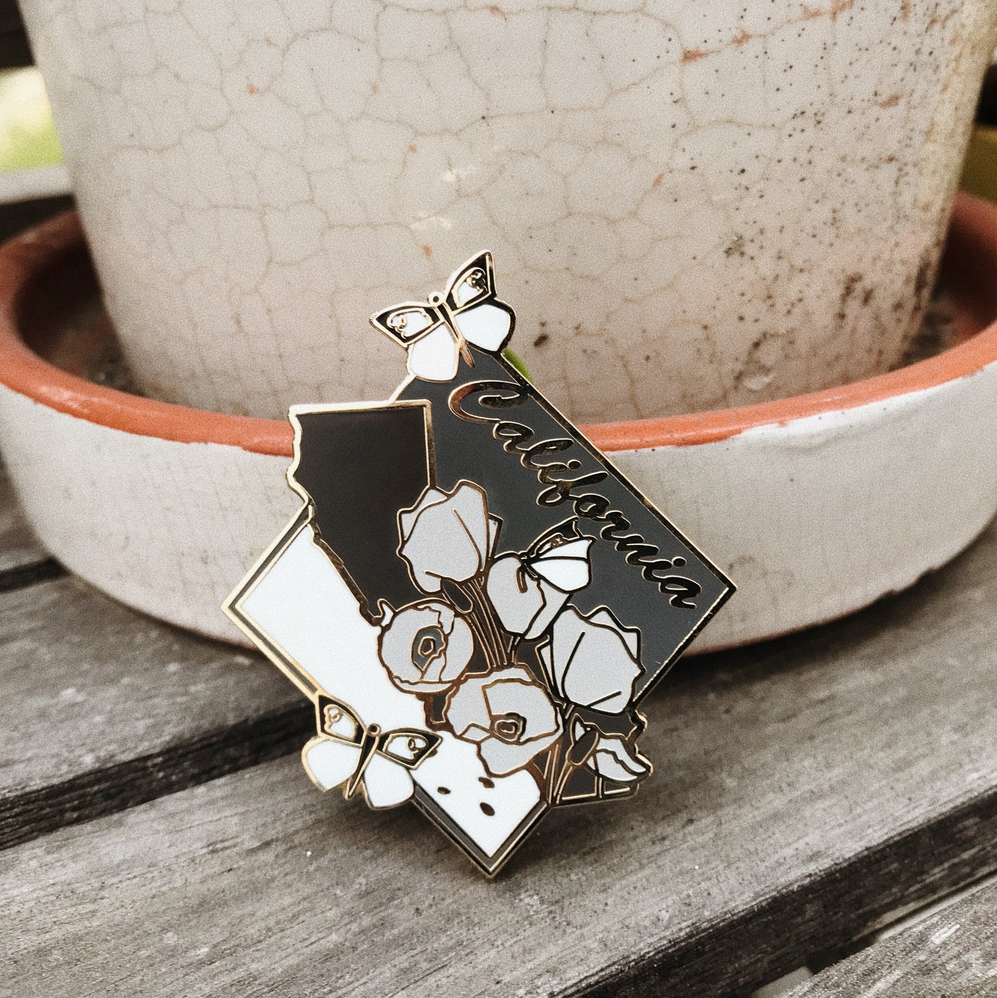 California State Enamel Pin – Adele by Adele Jackson