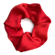 Madder Root Red Silk Scrunchie