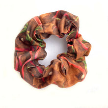 Madder Root Watercolor Silk Scrunchie